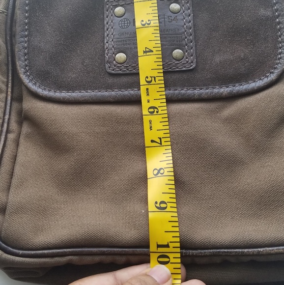 100% authentic Fossil crossbody satchel messenger - Picture 7 of 8